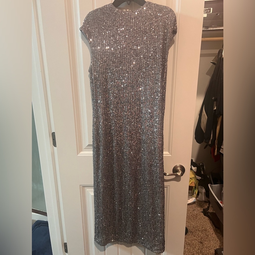 Calvin Klein Sequin Gown